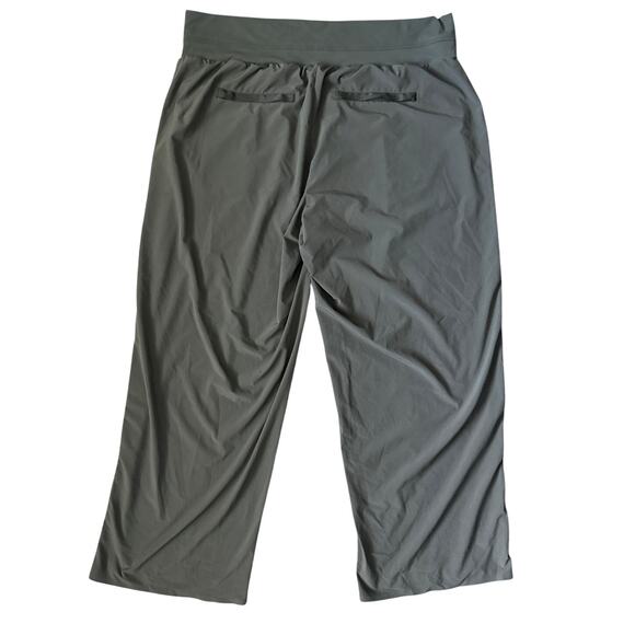 Athleta Plus Nolita Wide Leg City Pants Mountain Olive Size 20 - Picture 5 of 10